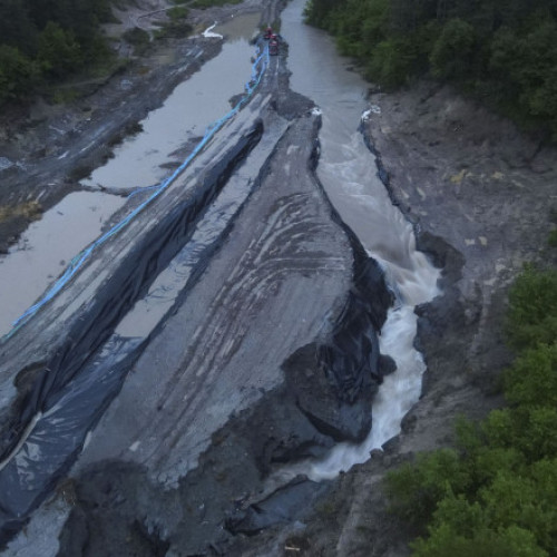 Situație critică la mina Praid, poluarea ajunge în afara României