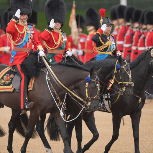 Regele Charles al III-lea și Regina Camilla au participat la parada Trooping the Colour