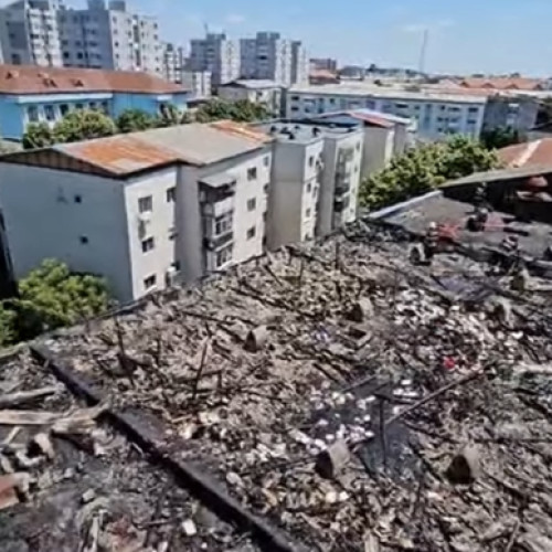 Incendiul de pe strada Mănăstirii din Slatina, stins în acest weekend