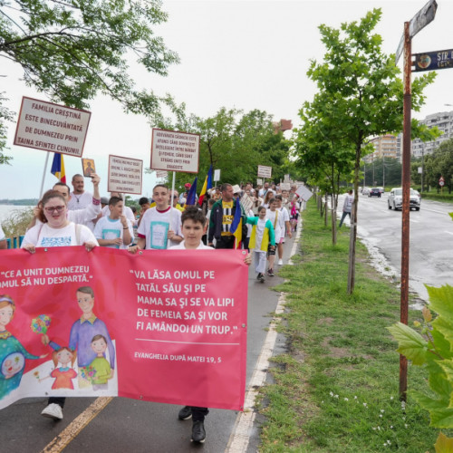 Marsul familiei creștine, desfășurat la Galați în 14 iunie 2025