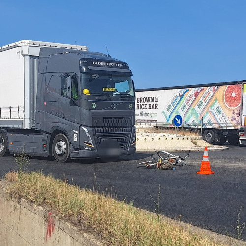 accident în sensul giratoriu de pe centura severinului