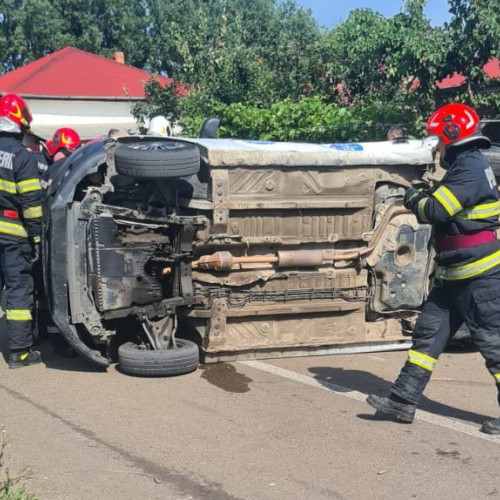 Accident rutier pe strada Dumbrava Roșie din Dorohoi