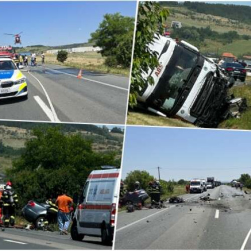 Titlu: accident grav pe DN6 lângă Lugoj, o femeie a murit