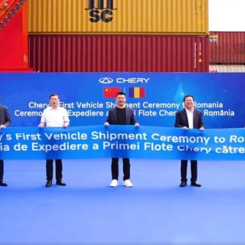 Chery Automobile a lansat primul transport oficial de mașini către România