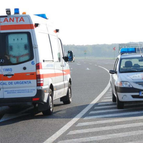 Accident grav pe DN 68A în apropiere de Cosava