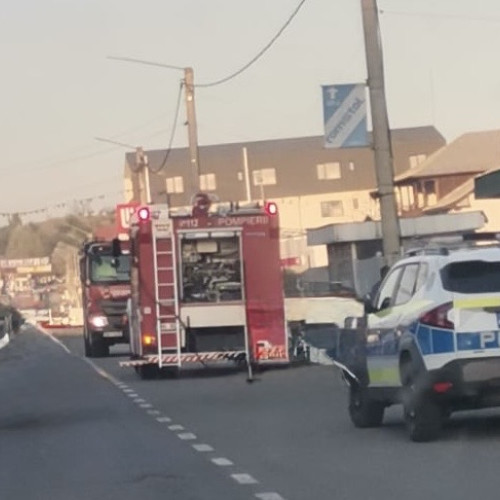 Incendiu la o stație peco în Balesti