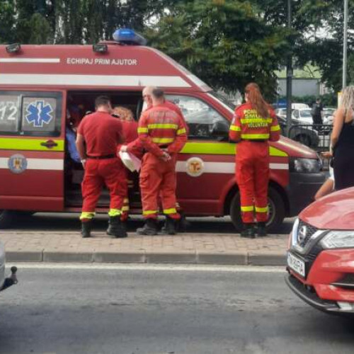 Accident rutier în Timișoara, pe Calea Sagului