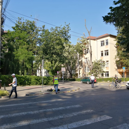 accident pe bulevardul Mihai Eminescu din Botoșani