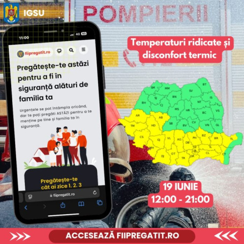 Avertisment de temperaturi extreme și recomandări pentru protecție în timpul caniculei