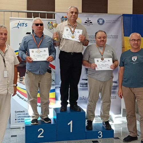 Mihai Bolintis devine campion national la sah rapid în categoria veterani peste 50 de ani