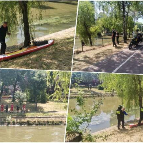 Placă plutitoare pe Bega, alertă la Timișoara
