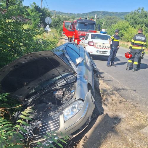 accident în colibași: tânăr identificat de poliție și adus la fața locului
