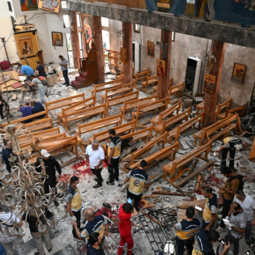 Atentat sinucigaș la o biserică din Siria. Cel puțin 20 de morți