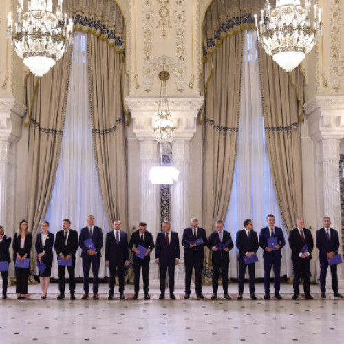 Video&Foto Miniștrii Guvernului Bolojan au depus jurământul la Palatul Cotroceni. Mesajul lui Nicușor Dan