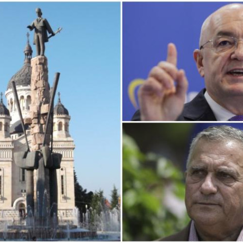 Gheorghe Funar îl acuză pe Emil Boc că vrea să dărâme statuia lui Avram Iancu și crucea de pe Cetățuie: „Înlăturarea mea? Un plan diabolic!”