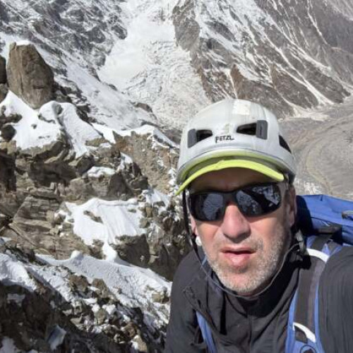 Alpinistul timișorean Horia Colibășanu, pregătit pentru etapa finală a ascensiunii pe muntele Nanga Parbat