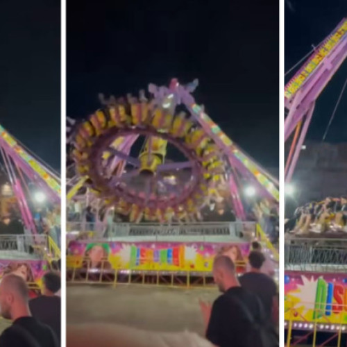 Video Incident grav într-un parc de distracţii din Bacău: O bucată dintr-o instalaţie s-a desprins în timpul funcționării