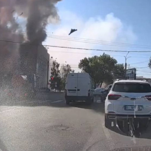 Video Momentul în care dronele rusești lovesc un centru de recrutare dintr-un oraș ucrainean. Cel puțin două persoane au fost ucise