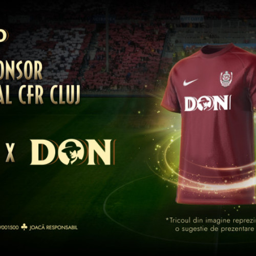 (P) Don.ro este noul sponsor oficial al CFR Cluj, unul dintre cele mai mari cluburi de fotbal din România