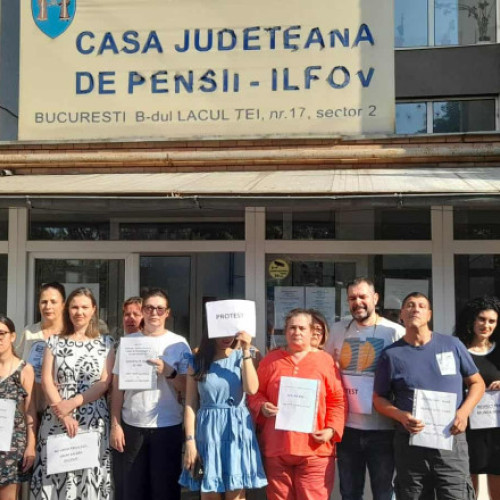 Angajații de la Casele de Pensii şi Ministerul Investiţiilor Europene protestează marţi față de tăierea veniturilor