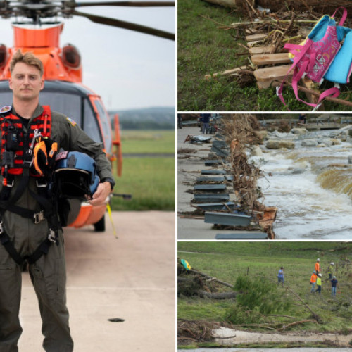 Erou în prima misiune. Un tânăr din Garda de Coastă a SUA a salvat 165 de copii din inundațiile din Texas