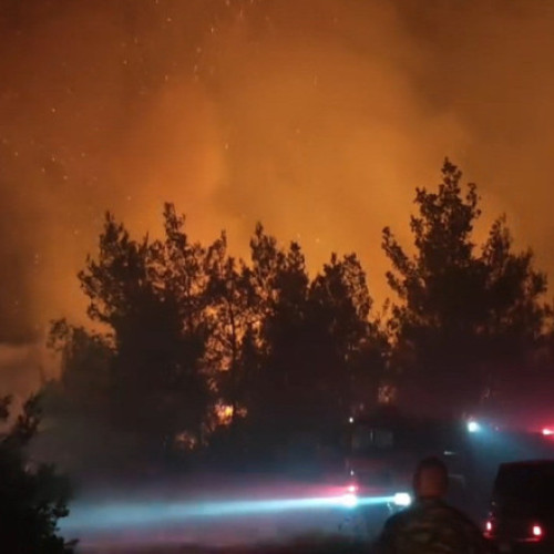 Video Incendiu puternic în Thassos: autoritățile sunt în alertă. Ce spune un român stabilit pe insulă despre situația de acolo