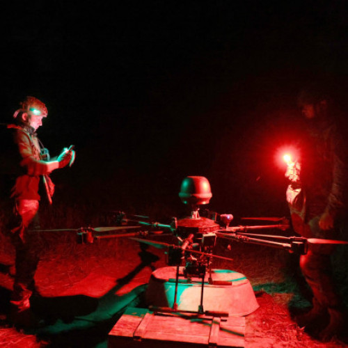 Video Un militar ucrainean face o demonstrație despre cum sunt folosite dronele Vampire în zonele de frontieră