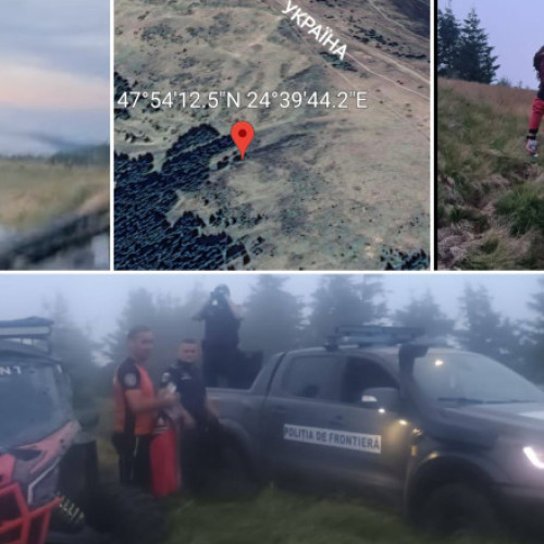 Șapte ucraineni, recuperați de salvatorii montani în zona Munților Maramureșului: un bărbat de 38 de ani era foarte deshidratat