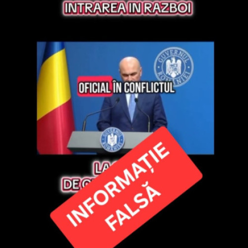 Clipuri false, despre intrarea României în război, sunt promovate pe net. Precizările Ministerului de Interne