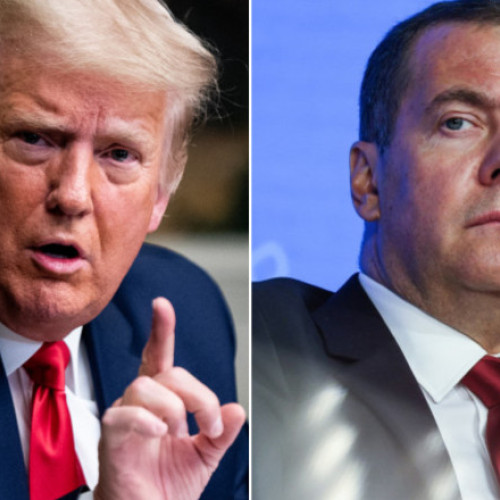 Donald Trump îl amenință pe Dmitri Medvedev: „Să-și măsoare cuvintele, intră pe un teritoriu periculos”. De la ce au pornit tensiunile