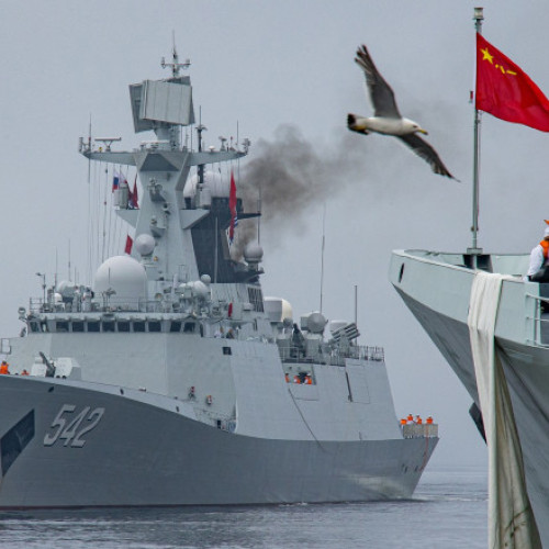 Foto „Joint Sea-2025”. China și Rusia au început exercițiile navale comune în Marea Japoniei
