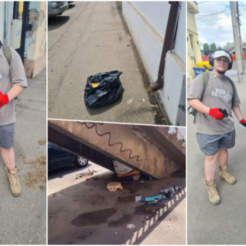 După Iosefin, vine rândul Lipovei. Un tânăr de 18 ani mobilizează comunitatea pentru o nouă acțiune de curățenie