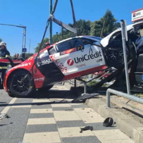 Video Fiul lui Mihai Leu, accident la o cursă de raliu din Timișoara. Poliția a deschis dosar penal