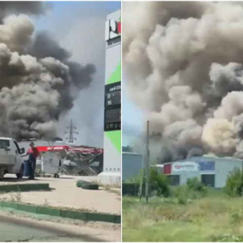Video Pericol de explozie în Iași: incendiu puternic lângă o benzinărie. Autoritățile au emis un mesaj RO-Alert