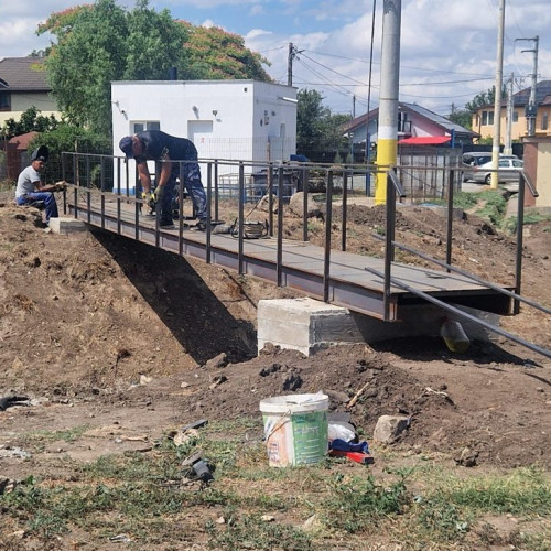 Echipele de muncitori din Valu lui Traian continuă acțiunile de întreținere a localității