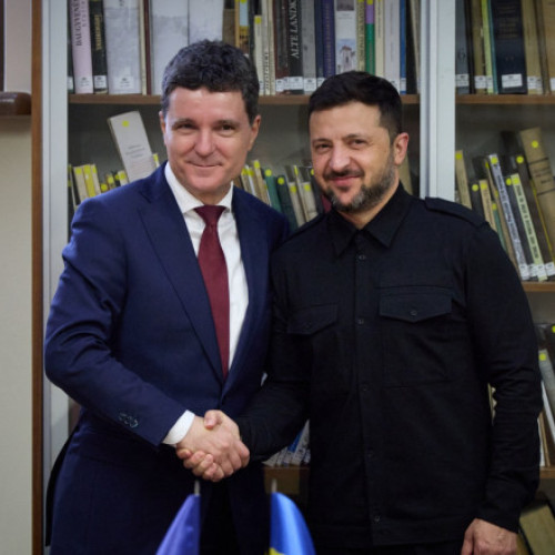 Ucraina apreciază sprijinul României în domeniul echipamentului defensiv, afirmă Zelenski