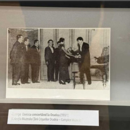 expoziție omagială „George Enescu 70” la Muzeul Țării Crișurilor din Oradea