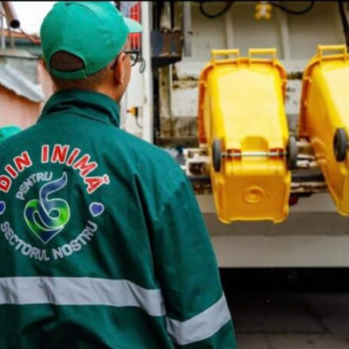 Începând cu 8 septembrie, colectarea deșeurilor în Sectorul 5 se va face doar din recipiente etichetate