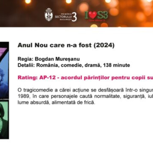 &quot;Cinema în aer liber&quot; revine în Parcul Titan pentru a doua săptămână de filme în aer liber