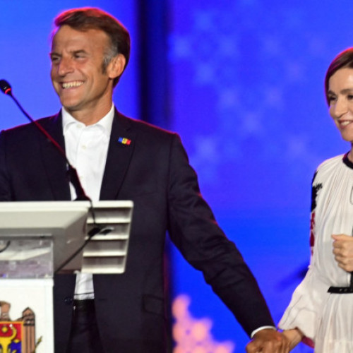 Emmanuel Macron, în România, a făcut un discurs în limba română în timpul vizitei la Chişinău