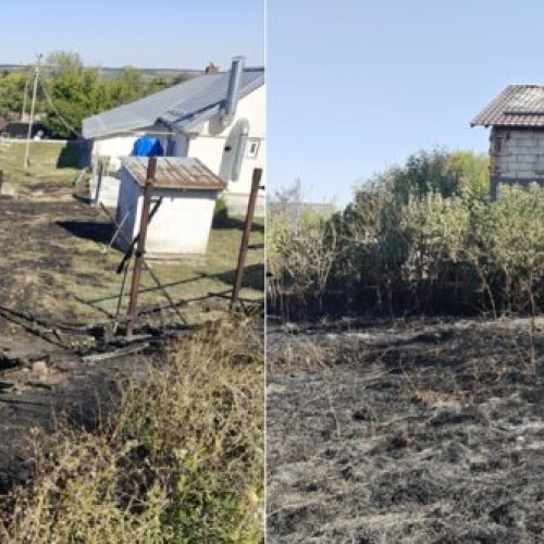 incidenturi de incendiu în olt, pompieri intervenție dificila