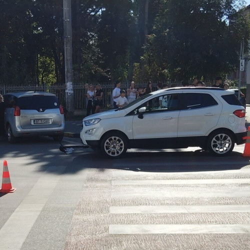 Accident rutier în Botoșani, un copil lovit pe trecere