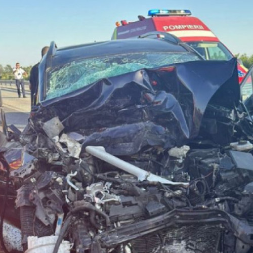 Accident pe autostrada A1 între Florești-Stoenesti, în Giurgiu: Planul Roșu de Intervenție activat