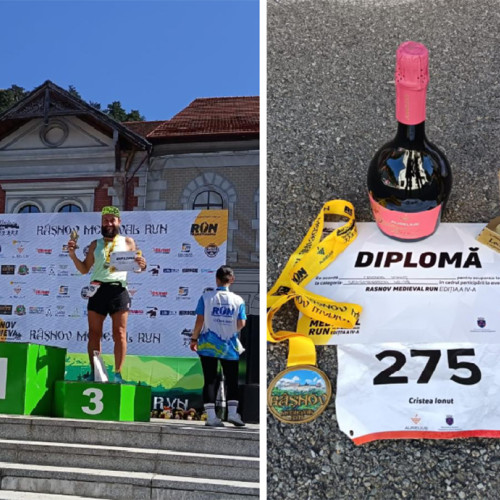 Ionuț Cristea la Râșnov Medieval Run: locul 16 la general și podium în categorie