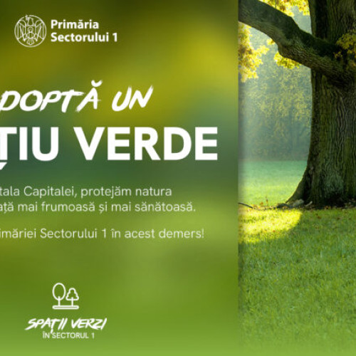 Primăria Sectorului 1 lansează campania „Adoptă un spațiu verde”