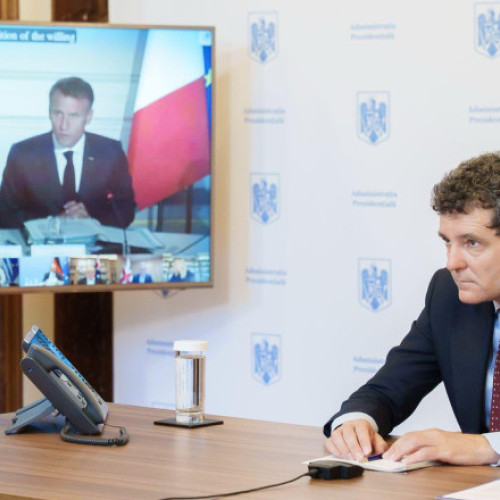 Foto Nicuşor Dan, după reuniunea Coaliției Voinței: „Trebuie să menţinem presiunea asupra Rusiei, care înțelege doar limbajul forței”