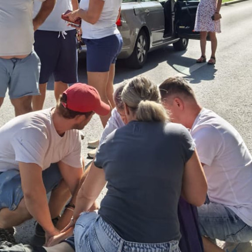 Accident pe o trecere de pietoni în Govândari, Reșița