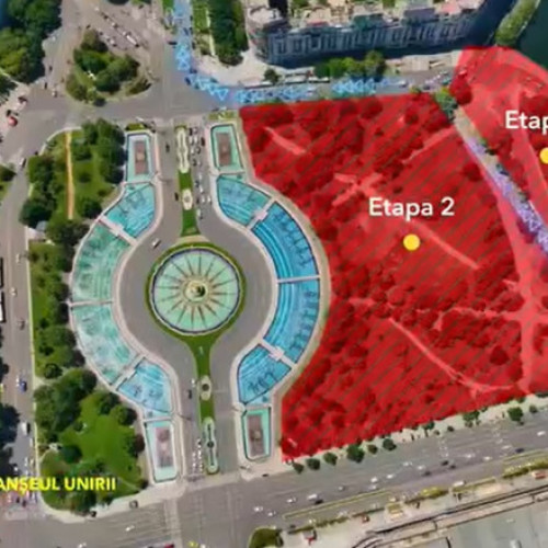 Ridicarea restricțiilor pe Splaiul Independenței pentru planșeul Unirii, în pragul anului școlar