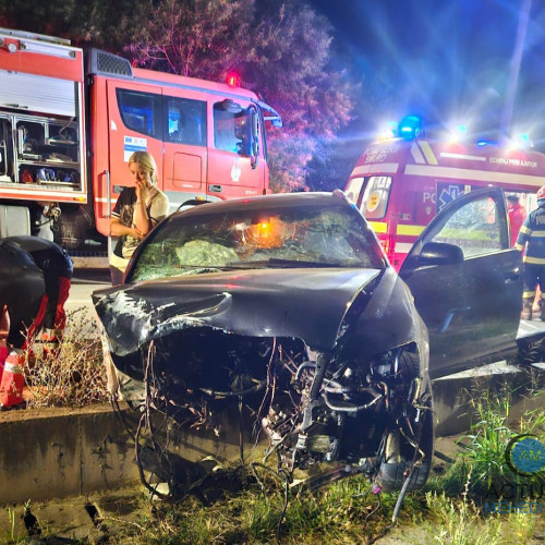 Un accident rutier la Recea pe DN 56A: patru victime, dintre care doi adulți și doi minori