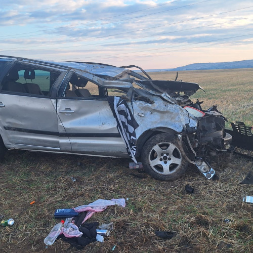 Accident grav la intrarea în Recea, Dolj: un șofer a decedat